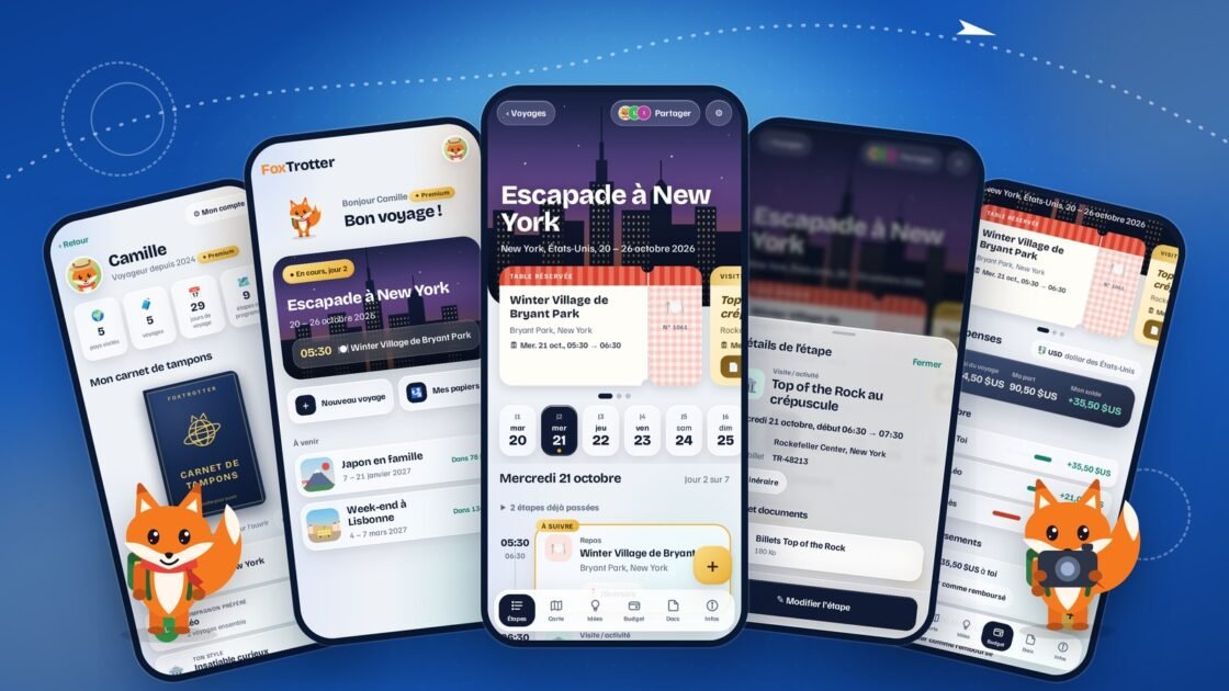 FoxTrotter.app, le compagnon de voyage